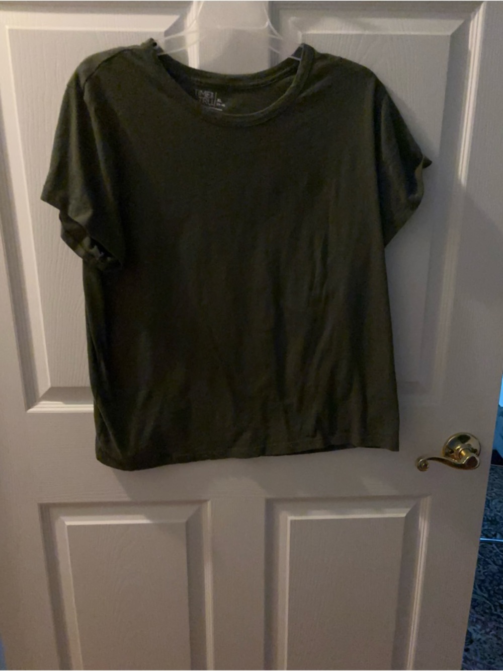 Dark Green Short Sleeve Tee for women